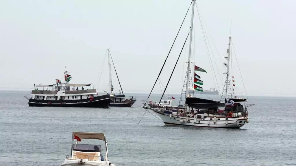 Israel ataca de nuevo a la flotilla solidaria en Túnez: drones contra barcos que llevan ayuda a Gaza 